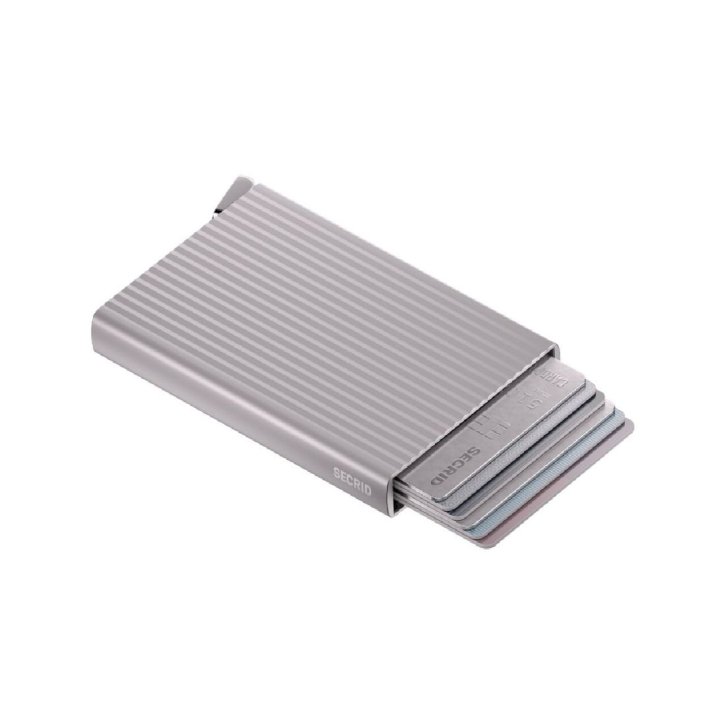 Secrid Premium Cardprotector fluted silver+